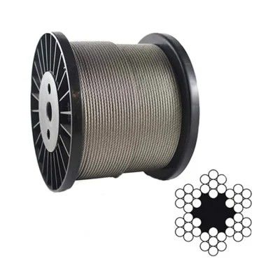 comprar Cabo de aço inoxidável não revestido de 3/16 