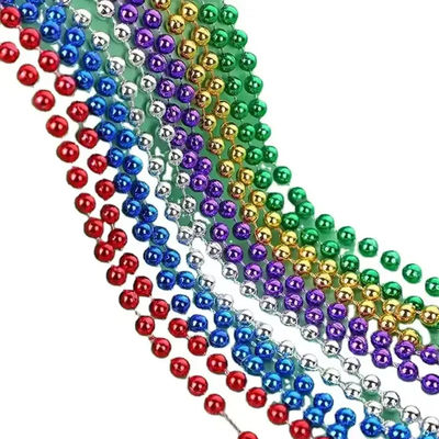 comprar Função da cadeia de rolos 2.4mm cadeia de bolas de prata de plástico a granel online manufacture