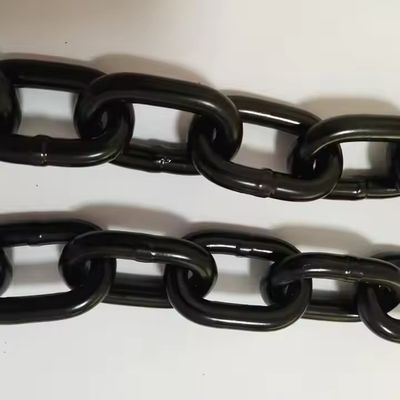 comprar G80 Cadeia de elevação anti-ferrugem preto de 6 mm Cadeia de rolos de ferro soldado de 8 mm para elevação online manufacture