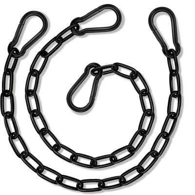 Kit de ferramentas de hamaca pesada para sacos de boxe, cadeiras de balanço, ginásio interno e externo (preto)