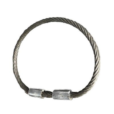 Bom preço. Galvanized Steel Wire Rope Lifting Sling Hand Rigging Slings With Thimble for Crane on-line