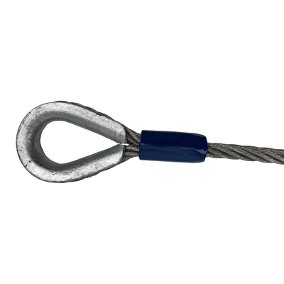 Bom preço. Factory Price Tower Crane Wire Rope Sling 1770 Galvanized Carbon Steel Iwrc Wire Rope Sling 6*37 Sling on-line