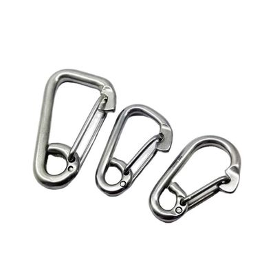 Bom preço. 9mm-29mm 304/316 aço inoxidável de segurança plana fecho de primavera gancho de elevação rápido fecho pendurado OEM on-line