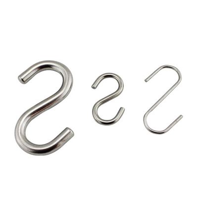 Bom preço. S Metal Hanger 316 aço inoxidável S Gancho para pendurar suprimentos de forma eficiente on-line