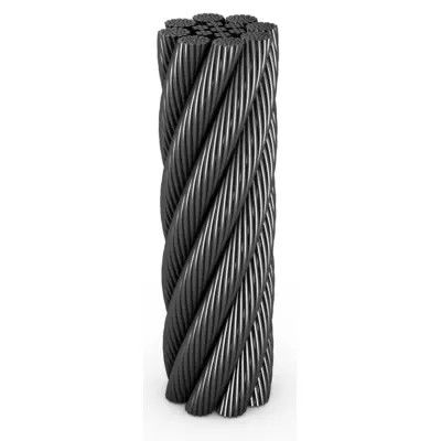 Bom preço. BS Standard Compacted Swaged Steel Wire Rope 8xK26WS IWRC para guindaste on-line