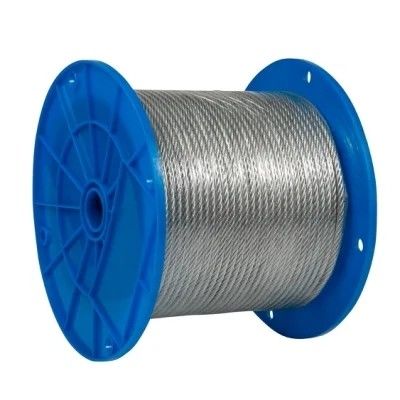 Bom preço. 15xK7 Cable de aço galvanizado com resistência ao impacto e padrão AiSi on-line
