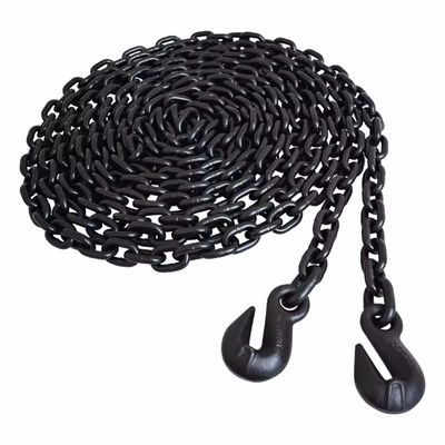 Bom preço. Cadeia de elevação de óxido negro G80 com limite de carga de trabalho de 2 t e ganchos de soldadura on-line