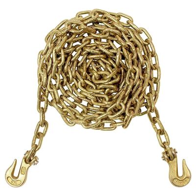 Bom preço. Não padrão 3/8'x 20 pés zinco amarelo G 70 cadeia com 3/8