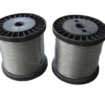 Bom preço. 300m bobina 5mm galvanizado fio de corda para aglutinação 6 * 12 7FC Serviço de processamento de dobra on-line