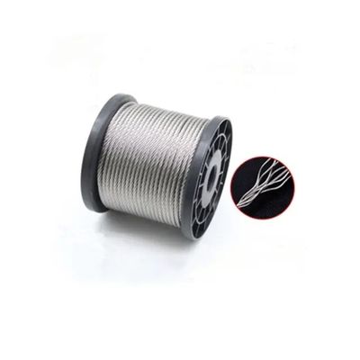 Bom preço. 1x12 7x7 7x19 4mm 5mm 6mm 8mm 10mm A2 A4 304 316 Cabo de aço inoxidável para aeronaves on-line