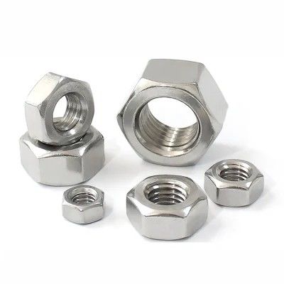 Bom preço. Nozes hexagonais métricas de aço inoxidável M16 M28 M30 M12 M26 M40 SS304 SS316 on-line