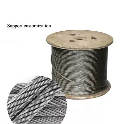 Bom preço. Fios de aço galvanizados flexíveis 7X19 6x19 FC IWRC para navegação marítima/arquitetônica/gás petrolífero on-line