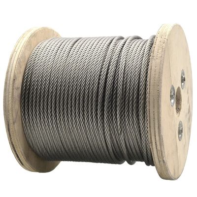 Bom preço. 6x31WS FC 25mm Corda de arame de aço não galvanizado para perfuração e desempenho de longa duração on-line