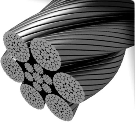Bom preço. Dobrar cabos de aço galvanizado 6xK36WS IWRC 32 mm para aplicações de elevação de carga pesada on-line
