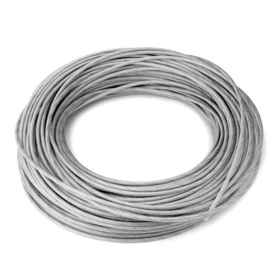 Bom preço. 190LBS Resistência à quebra 7x7 Vinyl revestido de aço cabo de avião otimizado para o exterior on-line