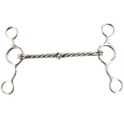 Bom preço. Bit de cavaleiro personalizado Bit equestre Twist Bit com arnês e acabamento polido on-line