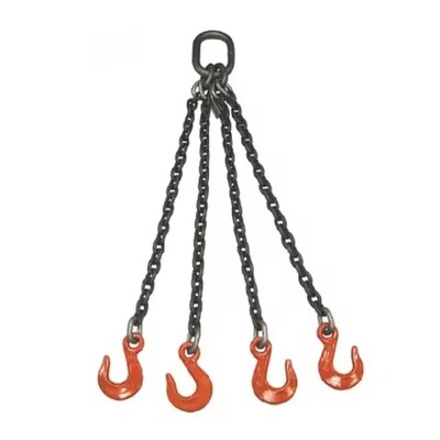Bom preço. G80 Gancho de 10 mm ligação elástica de ligação soldada Sling de cadeia para carga pesada on-line