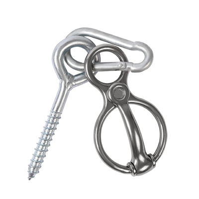 Bom preço. Ferro inoxidável Horse Tack Blocker Tie Rings para segurança e controle do arnês on-line