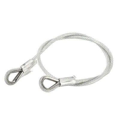 Bom preço. Cordel de aço inoxidável de comprimento personalizado com revestimento de nylon PVC resistente à corrosão on-line