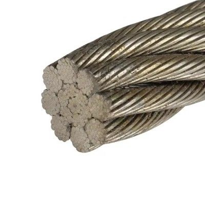 Bom preço. Fios de aço não galvanizados/galvanizados para elevação de cabos 8x19S FC/IWRC on-line