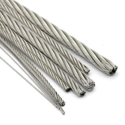 Bom preço. Cabos de aço inoxidável com núcleo de aço de resistência tipo 316 on-line