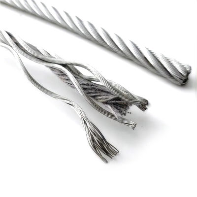 Bom preço. Fios de aço galvanizados 6X19 Seale IWRC para serviços de processamento de carvão on-line