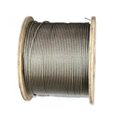 Bom preço. Núcleo de aço Cabo de fio de aço inoxidável 1*7 1*19 7*19 Galvanizado Tipo de núcleo on-line