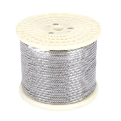 Bom preço. 18X7 Iws Corda de aço inoxidável de alta tensão para construção on-line