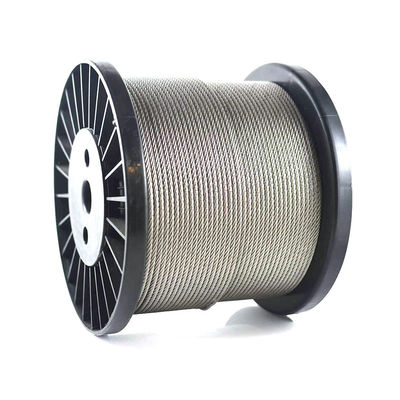 Bom preço. Rede de proteção de aço inoxidável 6x7 6x19 6X15 7FC Cable de fio de aço galvanizado on-line