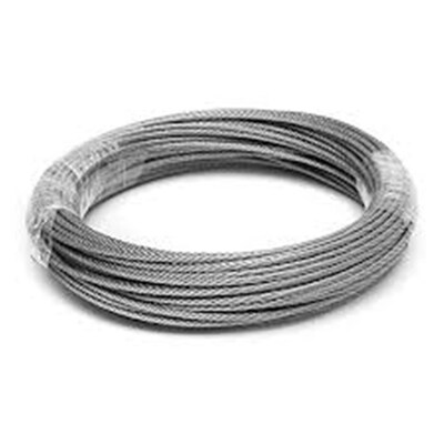 Bom preço. Cabo de aço inoxidável 15xK7 resistente à rotação com alta força de ruptura e resistência à corrosão on-line