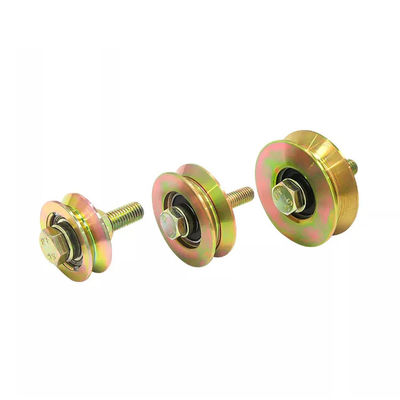Bom preço. Rodas de porta deslizantes de forma de ranhura de alta capacidade de carga Rodas de aço galvanizado on-line