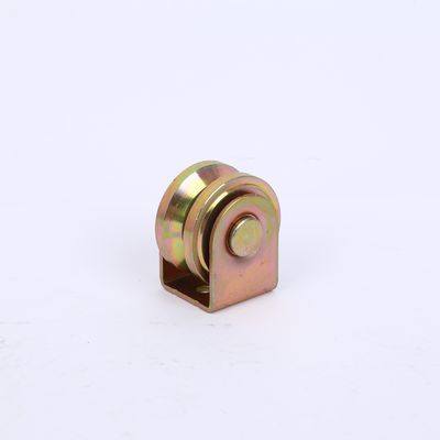 Bom preço. Roda de porta deslizante em forma de V Corpo de aço revestido de zinco Polia de porta deslizante Polia de porta de rolos acessórios on-line