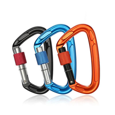 Bom preço. 24KN Outdoor Custom Logo Alumínio Escalada Snap Hook Carabiner Produto da Indústria Pesada on-line