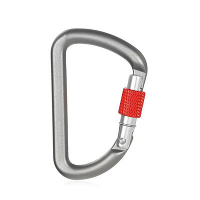 Bom preço. Carabiner de escalada de molas de alumínio em forma de D para atividades ao ar livre e caminhadas on-line