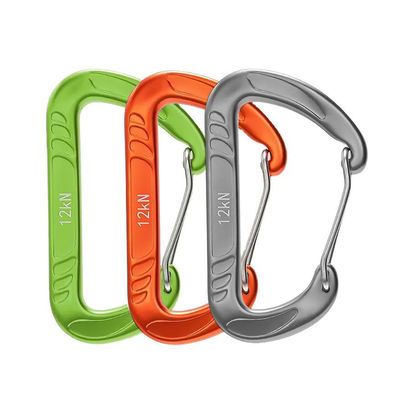 Bom preço. Logotipo personalizado 12KN Clips de alumínio carabiner para aplicações da indústria pesada on-line