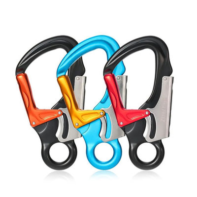 Bom preço. Alumínio 35KN Auto Montanha Escalado Clip giratório Snap Safety Hook Clip Hook on-line