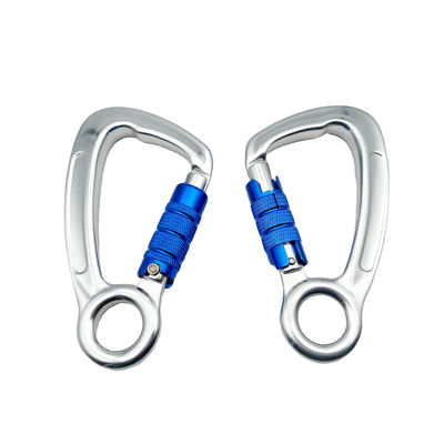 Bom preço. Indústria Pesada Carabiner de Alumínio 30KN Auto Montanha Escalado Clip giratório Snap Hook on-line