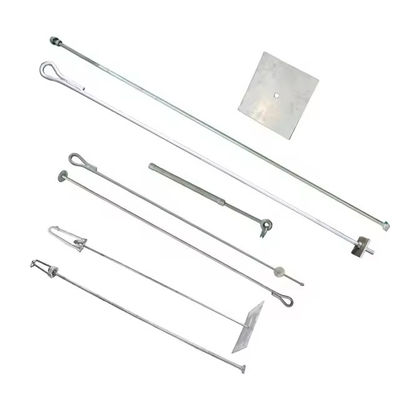 Bom preço. Oval Eye Ground Thumb Anchor Rod Hot Dip Galvanizado Ferramentas Marítimas on-line