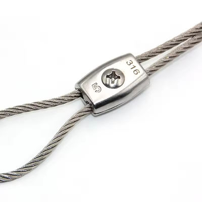 Bom preço. Acoplamento de corda de arame 304 316 Simplex de aço inoxidável de parafuso único on-line
