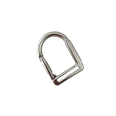Bom preço. Carabiner de bloqueio Branco Brilhante Escalar Gancho de aço inoxidável on-line