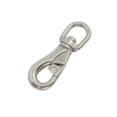 Bom preço. Aço inoxidável Bull Eye Swivel Single Snap Hook Grau naval on-line