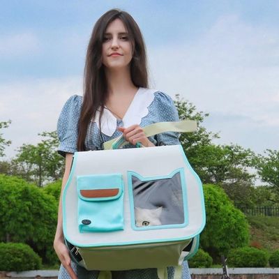 Bom preço. Mochila dobrável com janela transparente para viagens on-line