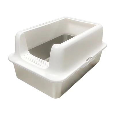 Bom preço. EasyClean Reservatório de lixo para gatos de aço inoxidável fechado on-line