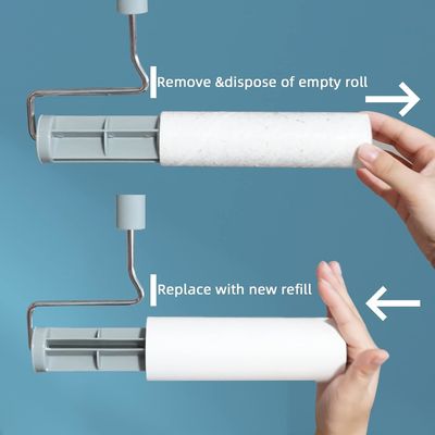 Bom preço. Produtos para animais de estimação de alta aderência de longo cabo rolha de linte de superfície grande para remover cabelos de cães e gatos de estimação on-line