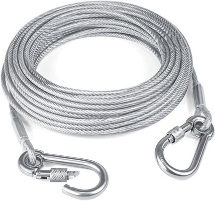 Bom preço. Leia de cães com cabo de aço de acoplagem dupla on-line