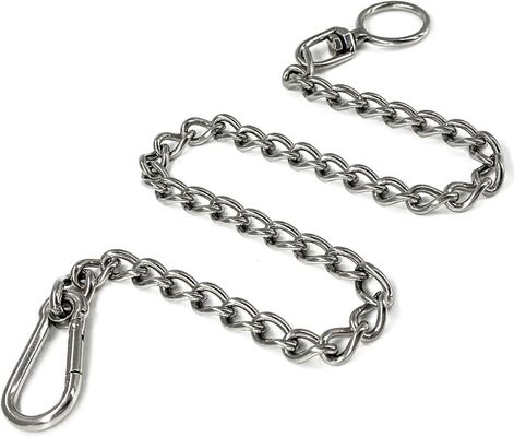 Bom preço. Material pesado para animais de estimação 304 aço inoxidável Cadeia de cão Leash superfície lisa on-line