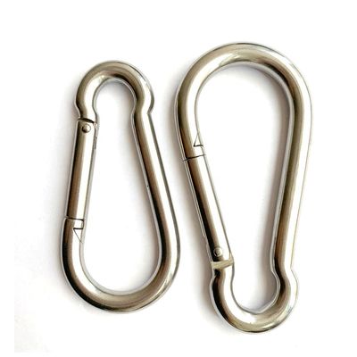 Bom preço. Tecnologia de tratamento eletrolítico Aço inoxidável DIN5299C Carabiner Snap Spring Hook on-line