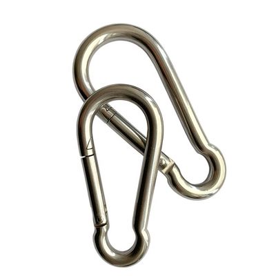 Bom preço. Finitura polida de aço inoxidável 304 carabiner gancho de mola para atividades ao ar livre on-line