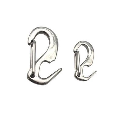 Bom preço. Indústria pesada aço inoxidável Primavera de ponta aberta vela Snap Hook com acabamento polido on-line