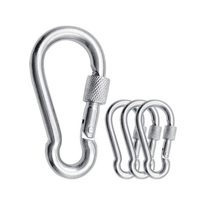 Finitura polida Carabiner de aço inoxidável de moagem de moagem de moagem de moagem de moagem de moagem de moagem de moagem de moagem de moagem